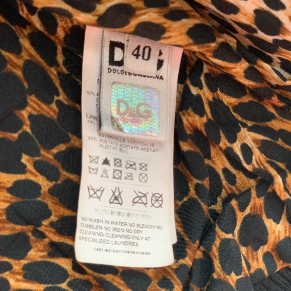 D&G leather jacket size 40 - Picture 4 of 4